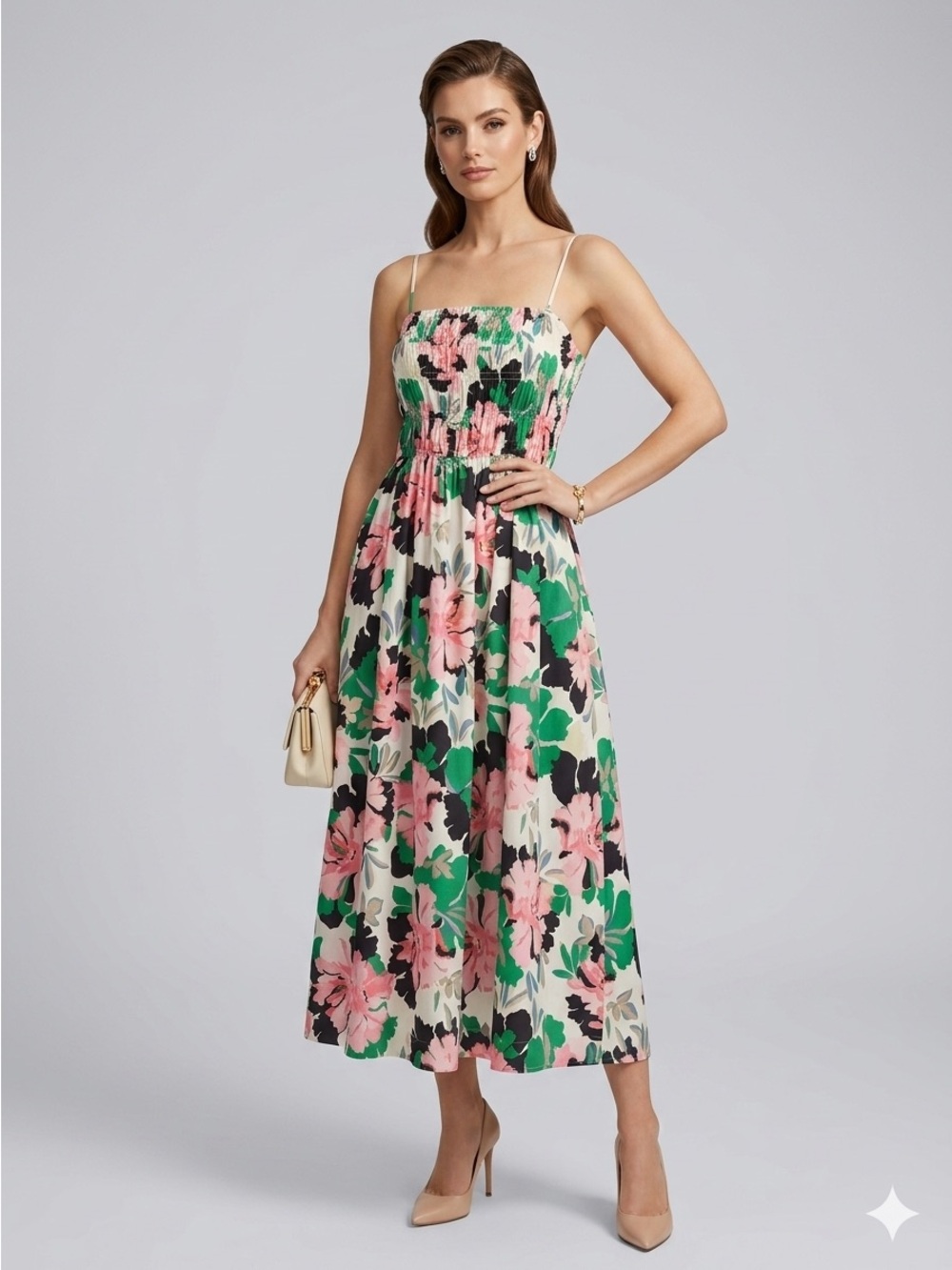 Tommy Hilfiger Multicolor Floral Maxi Dress